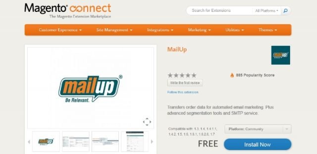 Magento e MailUp