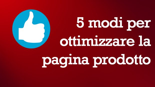 ottimizzare la pagina prodotto