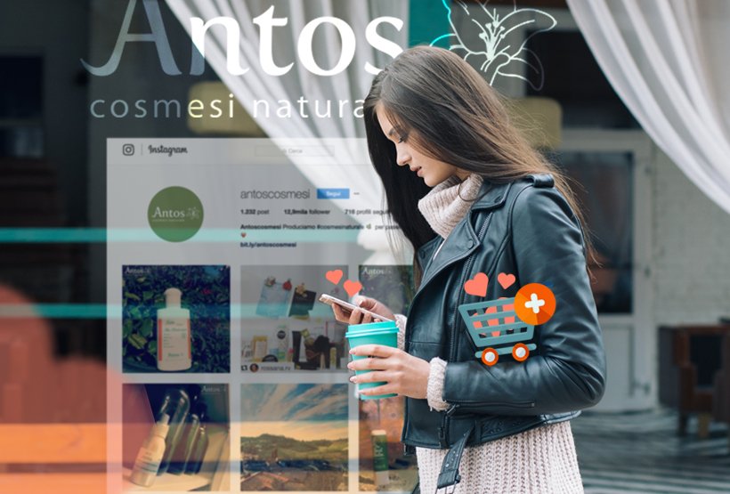 antos cosmesi come ecommerce usare instagram