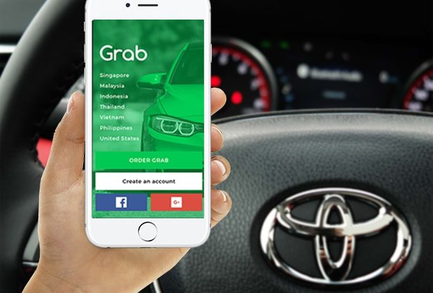 toyota investe in grab per la mobilità futuro