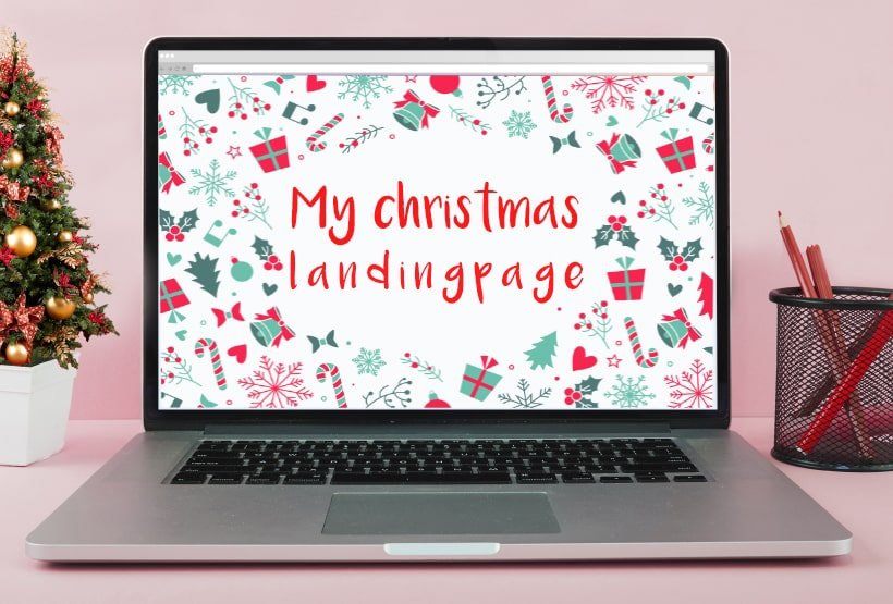 Come creare Landing Page Natale effetto