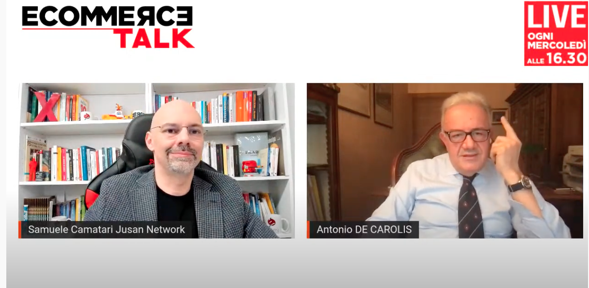 Antonio De Carolis intervista a EcommerceTalk con Samuele Camatari
