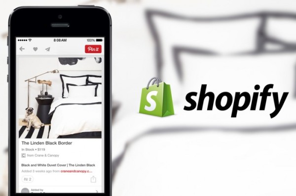 partnership Pinterest e Shopify