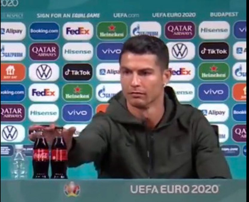 Ronaldo e la CocaCola