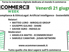 EcommerceWeek – Etica, Compliance, Intelligenza artificiale e Sostenibilità EcommerceWeek - Etica - Compliance - Intelligenza artificiale