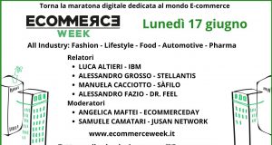 EcommerceWeek – dal 17 al 21 giugno formazione gratuita Ecommerce Week - formazione gratuita su ecommerce