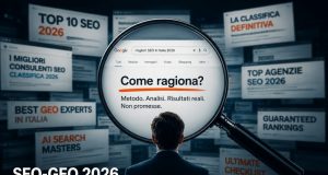 Come scegliere nel 2026 un buon consulente SEO-GEO o un’agenzia? Chi sono davvero i migliori SEO in Italia nel 2026?