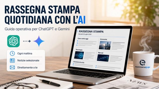 rassegna-stampa-automatica-ai-chatgpt-gemini-ecommerce Rassegna stampa AI per ecommerce: guida ChatGPT e Gemini