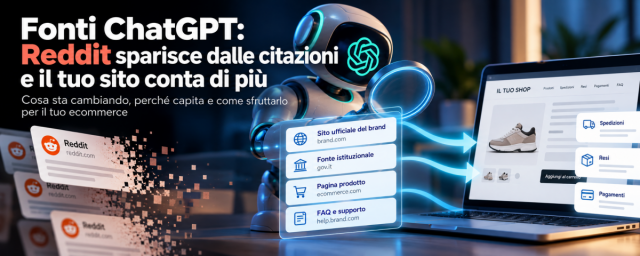 Fonti ChatGPT: perché Reddit sparisce e cosa fare
