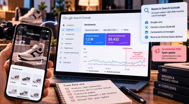 Search Console multimodale e spam update: leggere i dati