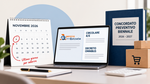 concordato preventivo biennale - EcommerceGuru.it Concordato preventivo biennale, adesione entro il 2 novembre