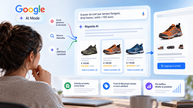 AI Mode e schede prodotto: la nuova SEO ecommerce